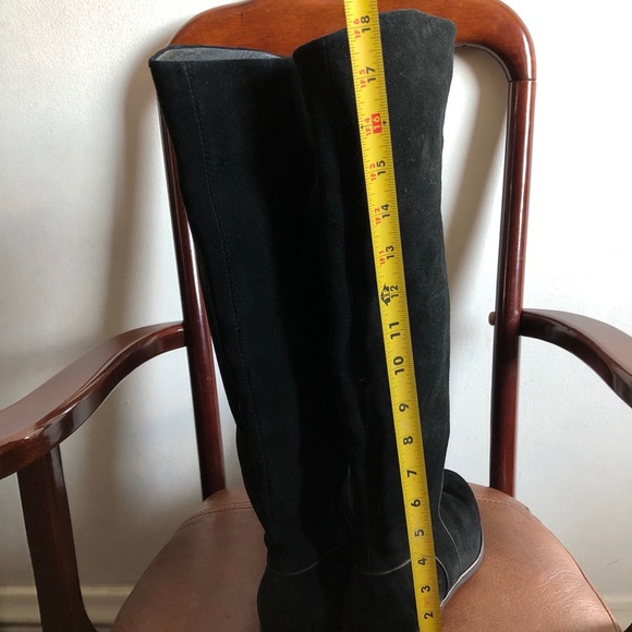 New UGG black suede riding boots sz 8 - Picture 8 of 12
